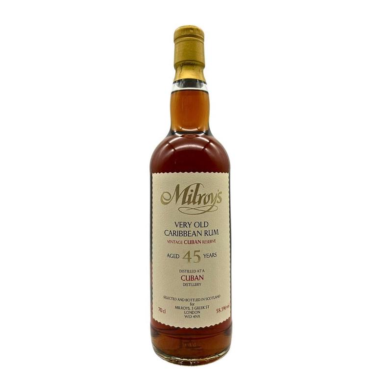 Cuban Rum 45 Year Old 1978 Milroy\'s Vintage Reserve