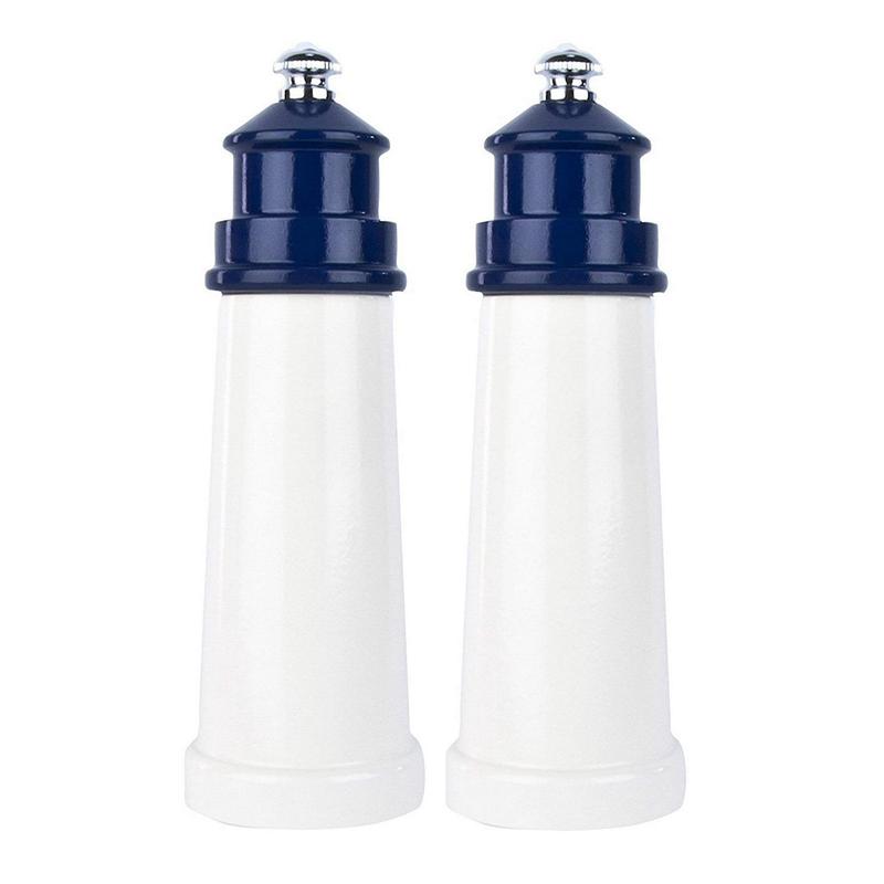Fletchers\' Mill 6\" Lighthouse Pepper & Salt Mill/Grinder Set - Cobalt Blue