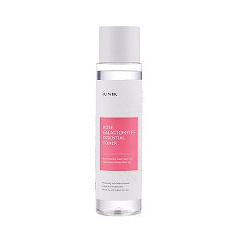 IUNIK Rose Galactomyces Essential Toner with natural ingredients with Rosa damascene flower water & galalctomyces filtrate - Moisturizing, rebalances, soften - 6.7 fl.oz