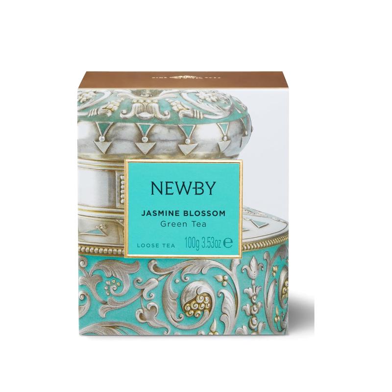 Jasmine Blossom  100g Loose Leaf Tea  Delicate & Floral Green Tea by Newby Teas