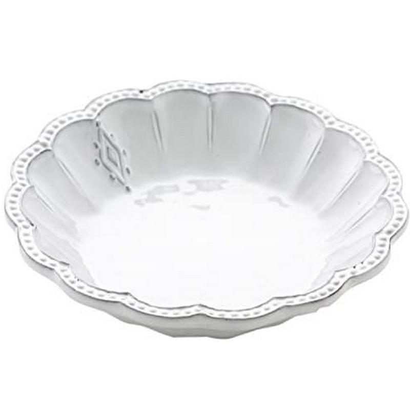 Arte Italica Bella Bianca Medallion Pasta/Soup Bowl, White