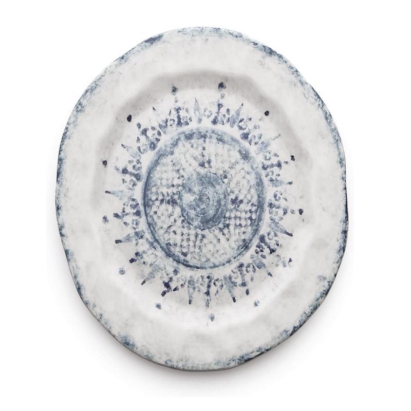 Arte Italica Burano Salad/Dessert Plate, Blue
