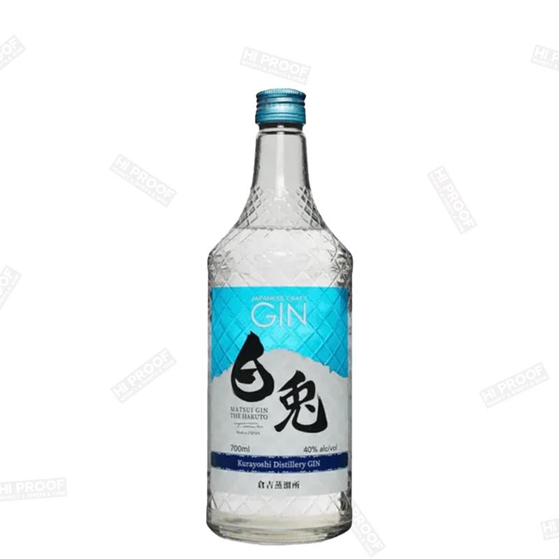 The Hakuto Gin 80 Proof 700ml