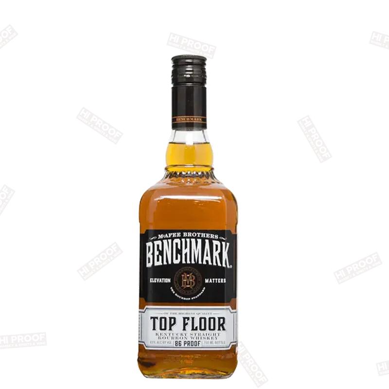 Benchmark Top Floor 86 Proof Bourbon Whiskey – Premium Kentucky Straight Bourbon
