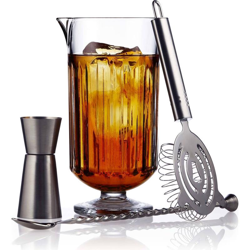 Libbey Classic Cocktail Flashback 4-Piece Bar Mixing Set