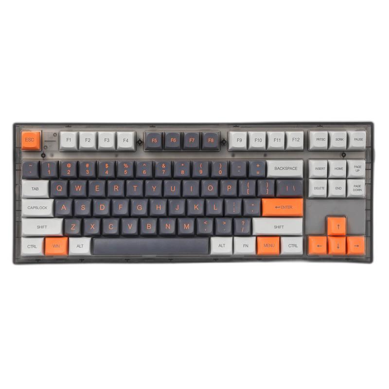 (Only Keycaps) Redragon x LTC PBT Double Shot 112-Key Pudding Keycaps Set, KDA Profile for ANSI Layout 61/68/84/87/98/104 Keys Mechanical Keyboard, with Keycap Puller
