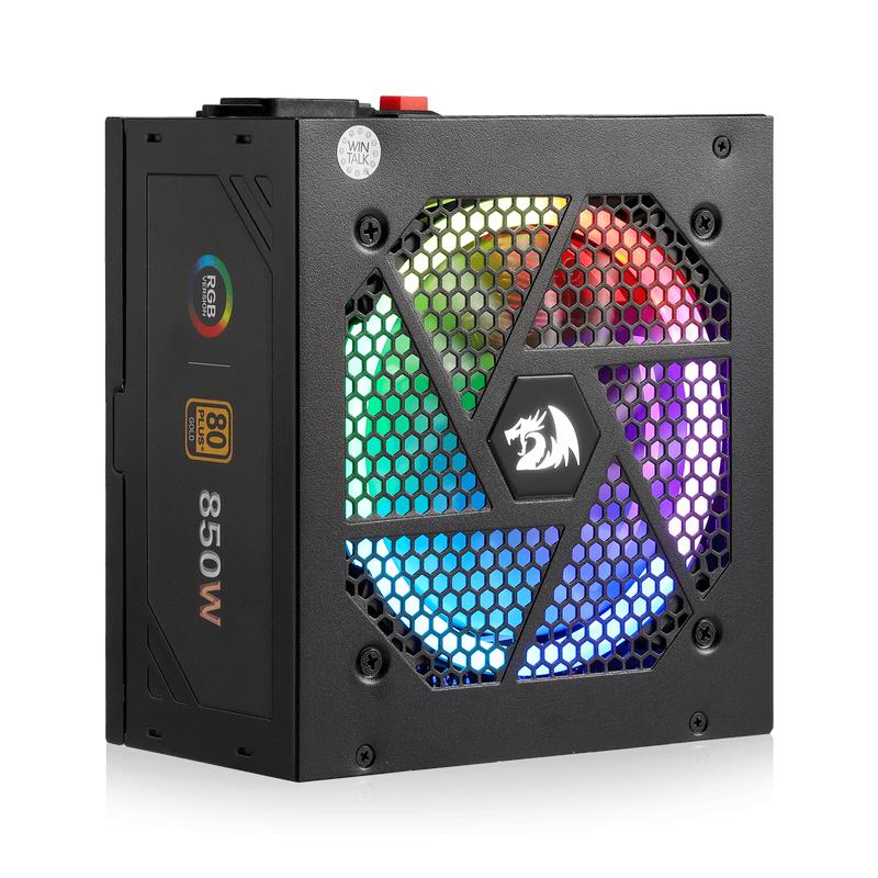 (Open Box) 80 Plus Gold Certified Fully Modular RGB PSU, Black